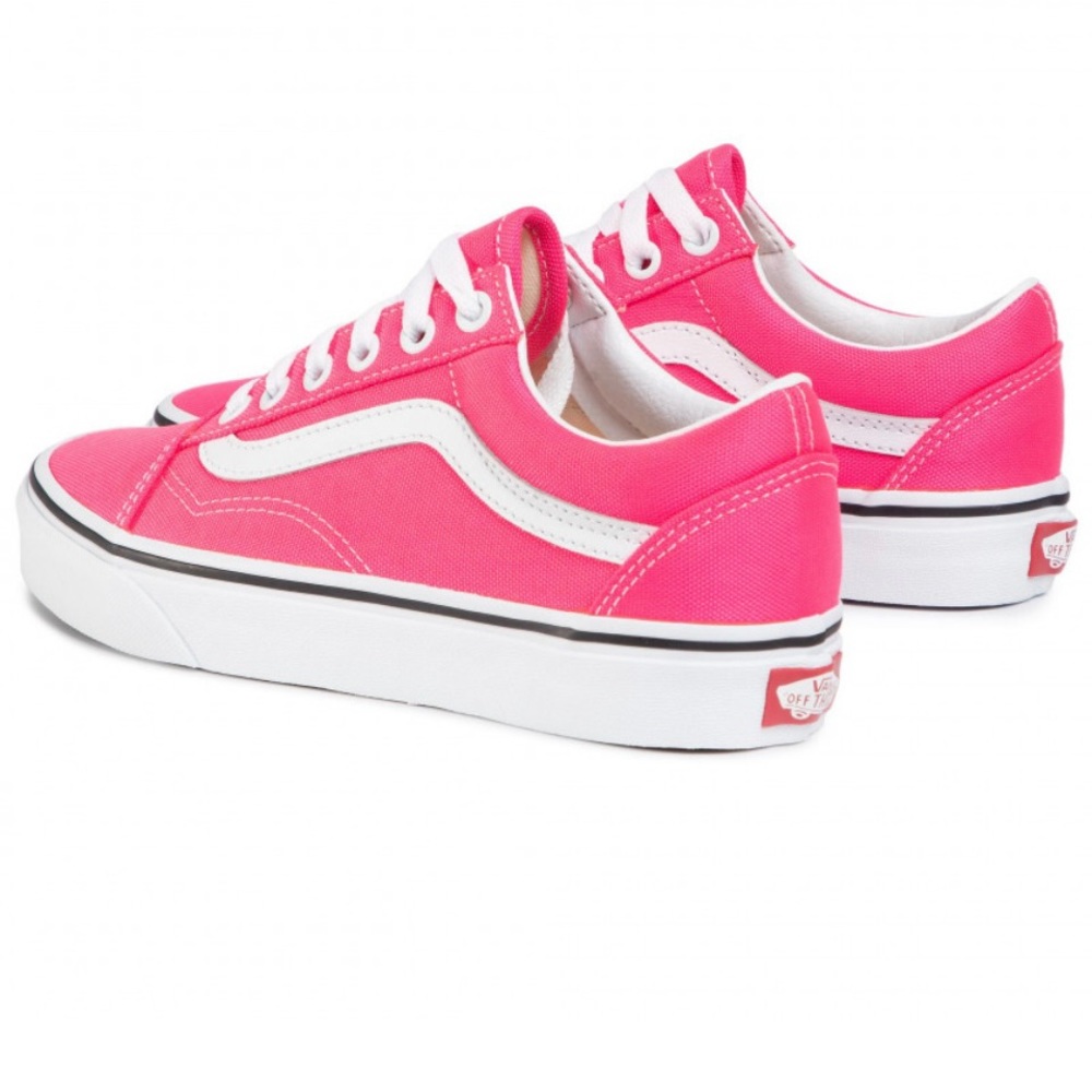 Vans Old Skool                               (Neon)Knockout Pink/Wht Mens Size 9